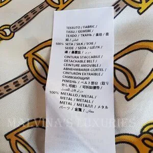 GUCCI★素敵！STIRRUPS PRINT SILK DRESS W/ CHAIN BELT Gucci | Dresses | Gucci Dress Silk With Stirrups Print